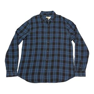 New Current/Elliot Blue and Black Plaid Classic Fit Button Down Size XXLarge